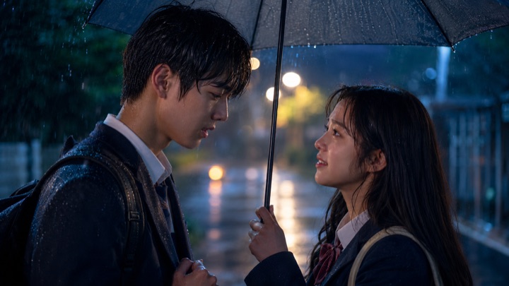 Confession in the Rain lesson scene